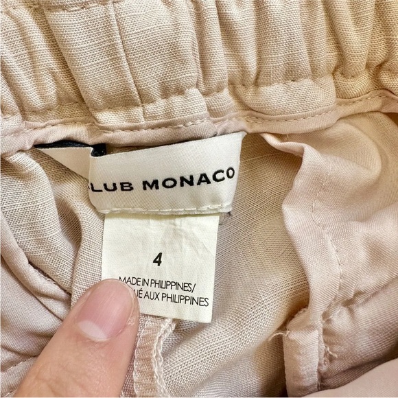 $169 Club Monaco Anreannah Wide Leg Pants Size 4 Light Mauve womne's - Picture 7 of 7